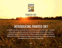 Tablet Screenshot of paintedskyinlangdon.com